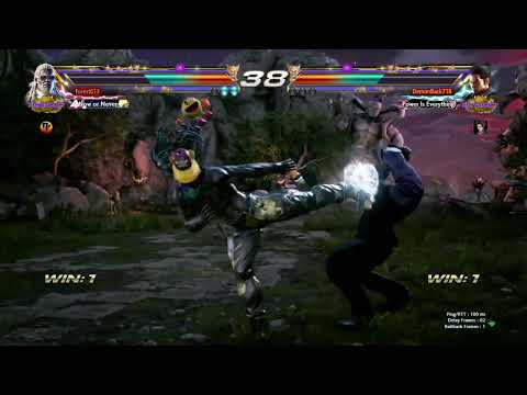 Eternal Ruler Leroy VS Fujin Lili, 1 and done Eternal Ruler Kazuya Laggy PS4 Version 5 Tekken 7
