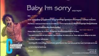 សារុន កល្យាណ (Jimmy Kiss) - Baby I'm Sorry (Lyric And Chords By Cambodian Music Chords)