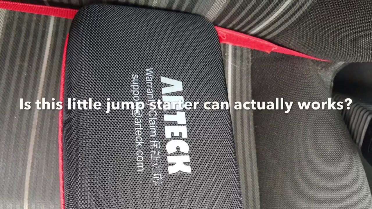 Little jump starter bought from amazon - YouTube