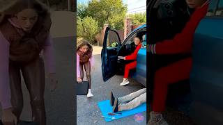 HE GOT RUN OVER BY A CAR? 😭🚗 #prank #funny #lol
