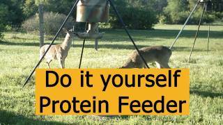 Do It Yourself Protein Deer Feeder Design For Hunting