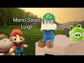 Mario saves Luigi!