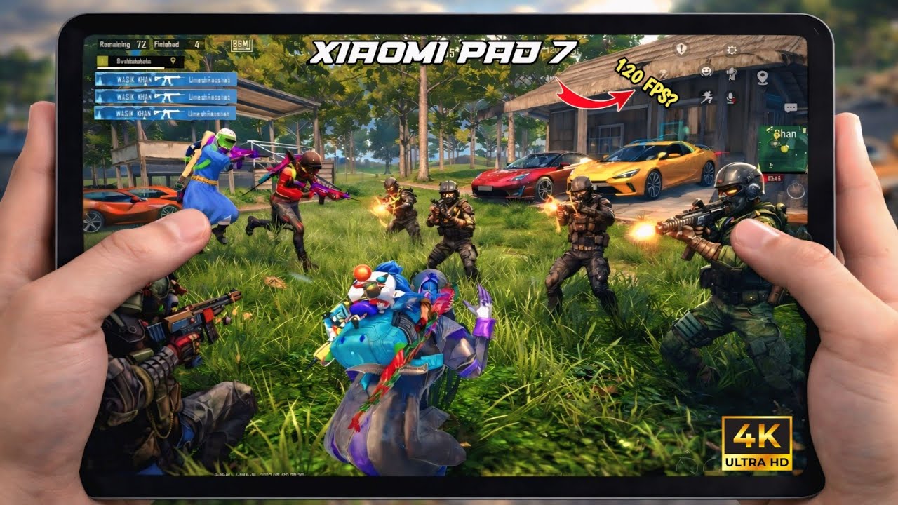 Xiaomi pad 7 bgmi test (120 fps) 😱 (26k Only) ||xiaomi pad 7 pro,ultra || blur graphics problem 