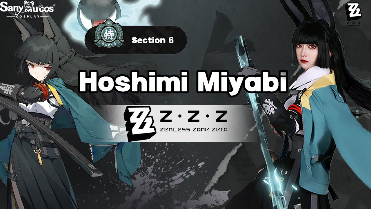 【SanyMuCos】Zenless Zone Zero Hoshimi Miyabi Cosplay Costume Details