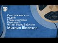 Михаил Шолохов. Они сражались за Родину. Главы из романа. Передача 2. Читает Борис Бабочкин