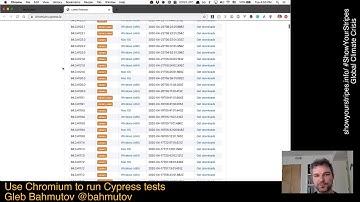 Use Chromium Dev browser to run Cypress tests