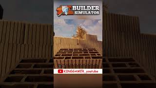 Builder Simulator Amerikan Banliyöleri Ev - İlk Katın Duvarlarını Örüyoruz