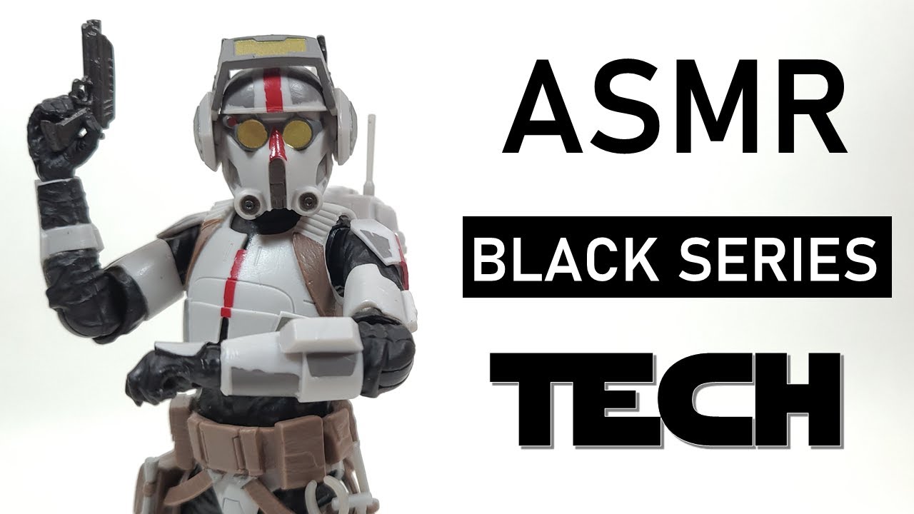 Black Series Tech Bad Batch | ASMR Action Figure Unboxing and Review