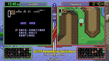 Inverted Keysanity 071219. ALTTP Randomizer Daily Race.
