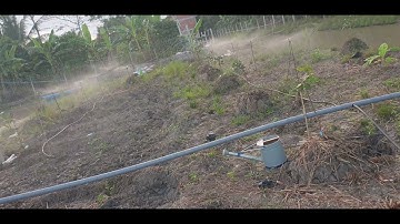 Hệ thống tưới tự động gần 1ha vườn cây ăn trái