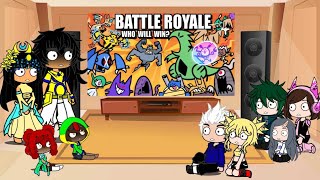 MHA&BRAWL STARS Pokémon Battle Royale reaction gacha