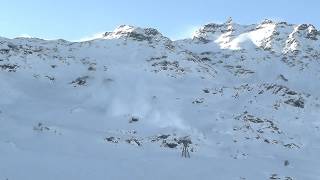 Live avalanche in Val Thorens - 2012-12-09