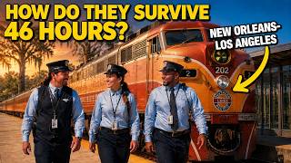 How Amtrak Crews Eat Sleep Survive 46 Hours Aboard the Sunset Limited