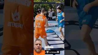 Khamzat vs Arman #mma #ufc #wrestling #khamzatchimaev #armantsarukyan #fight #submission #team #fyp