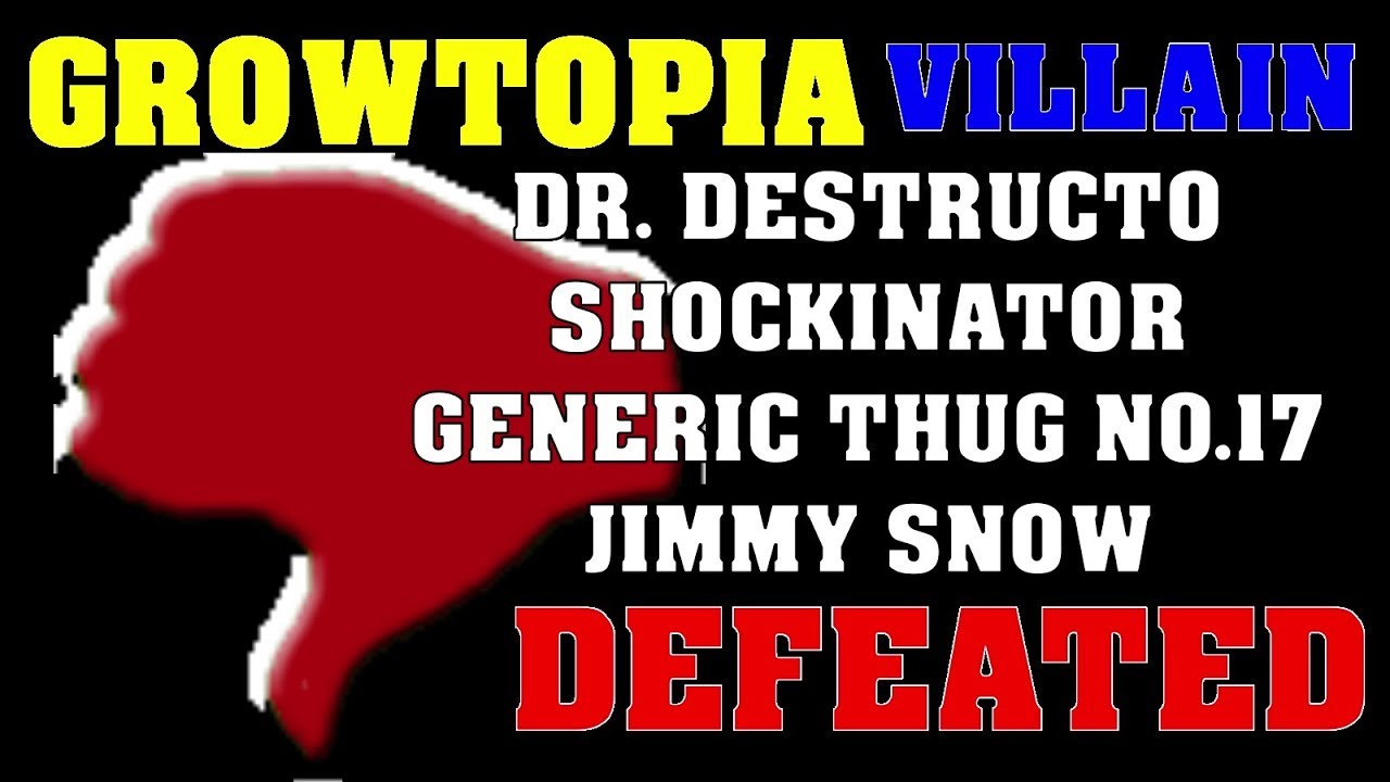 SUPER VILLAIN SLAIN BY JAMASU  || GROWTOPIA