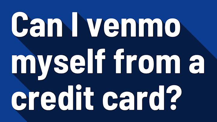 Can you transfer money from a credit card to venmo
