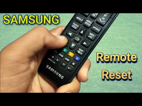 How To Reset Samsung&rsquo;s TV LCD LED Remote Control | Fixed Samsung TV Remote Control Not Work