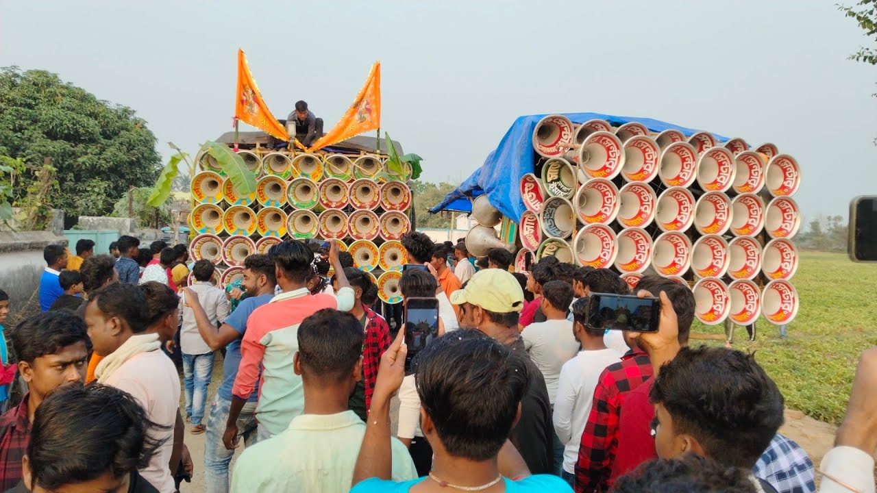 ধর্মরাজ সাউন্ড😲ডিজে কৌশিক দা💥বেশের ঝলক টা শুনুন📢সাউন্ড সেন্টার পাশ দিয়ে যাচ্ছে📢Dharmaraj Sound রুদো