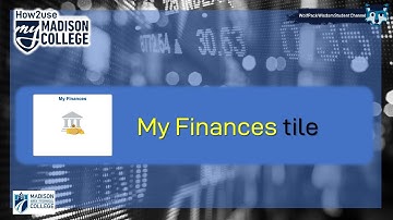 My Finances tile - Overview and Exploration