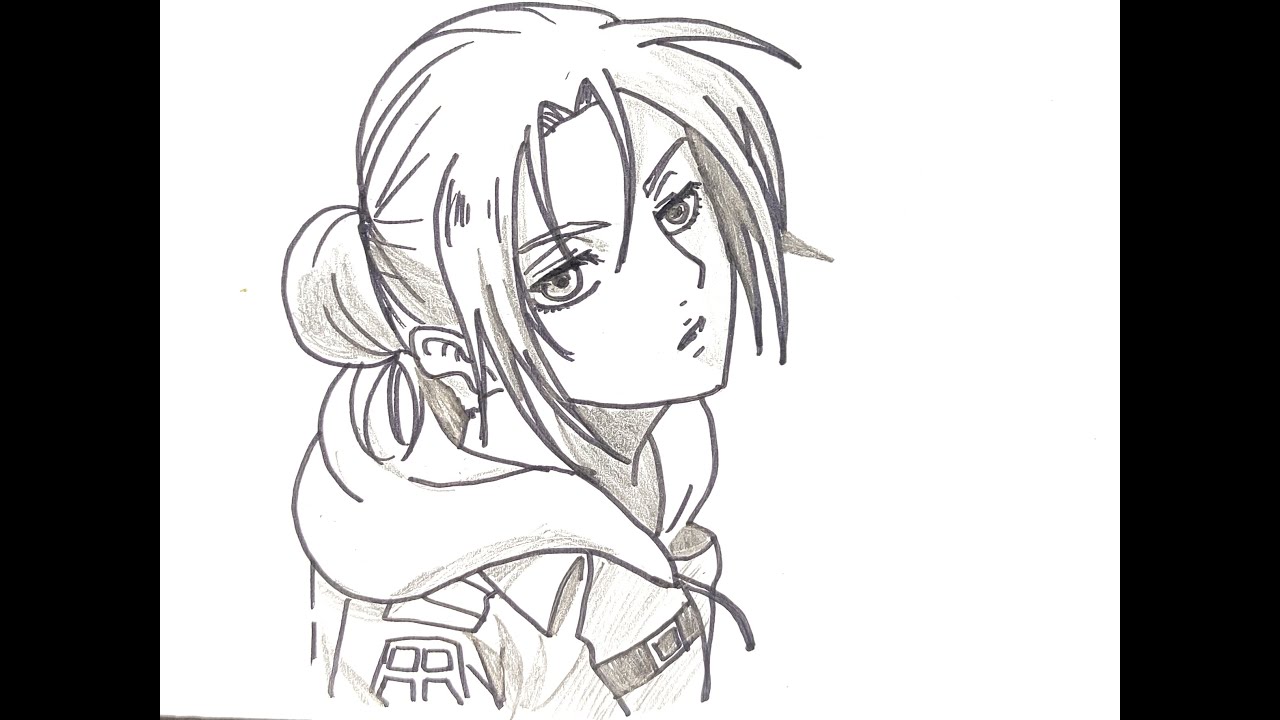 How To Draw Annie Leonhart AOT | Attack on Titan Character | Easy Drawing Tutorial 