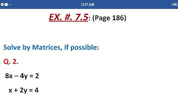 MATH IX AND X (SINDH BOARD) EX. 7.5