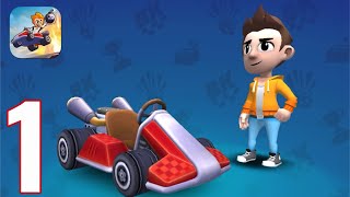 Boom Karts - Multiplayer Racing | Gameplay Walkthrough Part 1 - Tutorial (iOS, Android). screenshot 1