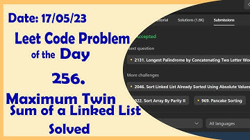 2130 || Maximum Twin Sum of a Linked List || C++ || Leetcode Daily Challenge
