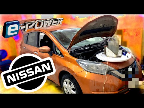 Nissan Note e-Power ПРОМЫВКА РАДИАТОРА ПЕЧКИ