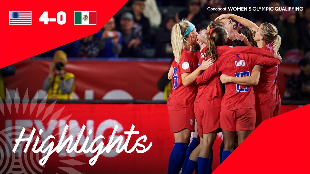 CWOQ2020 United States vs Mexico Highlights YouTube