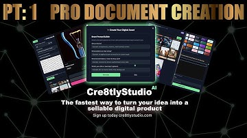 How to Create a Lead Magnet in Cre8tly Studio, Part 1: Pro Document Creation