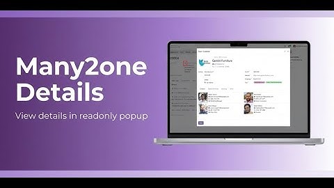 Odoo Many2One Details Popup