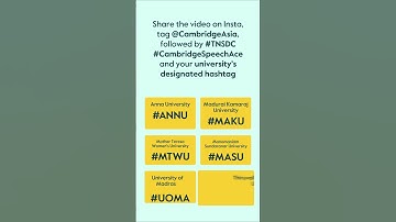 TNSDC is collaborating with Cambridge to being you the SpeechAce contest.