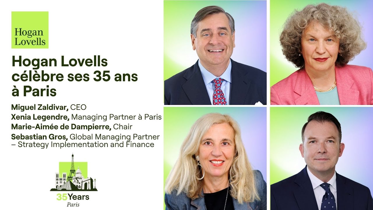 Hogan Lovells célèbre ses 35 ans à Paris