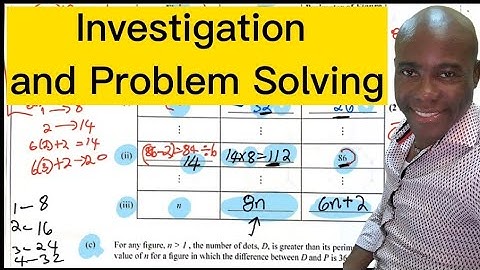 CXC January 2022 Q7 Investigation #dellymathsconcepts #cxcmaths #investigation