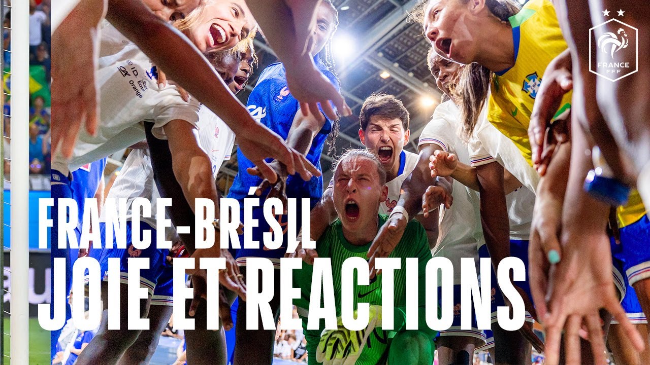France-Brésil, 3-2 : joie et réactions (prépa Euro)