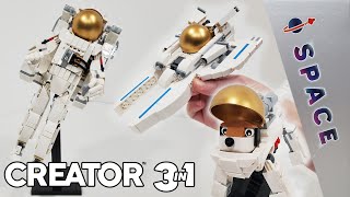 LEGO Creator Review: 31152 Space Astronaut (3-in-1) (2024 Set) SPACE DOG!