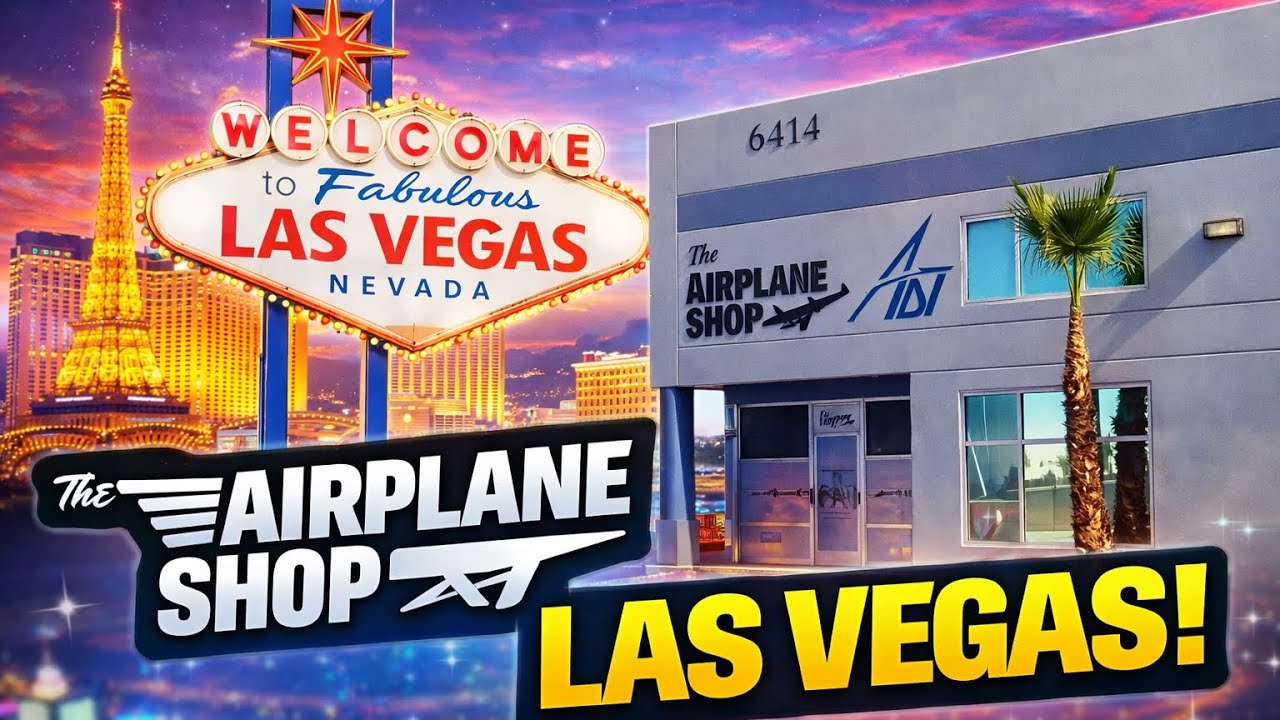 THE AIRPLANE SHOP LAS VEGAS! Home to GeminiJets🏠🎰✈️
