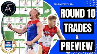 Round 10 Trades & Preview | AFL Fantasy 2024