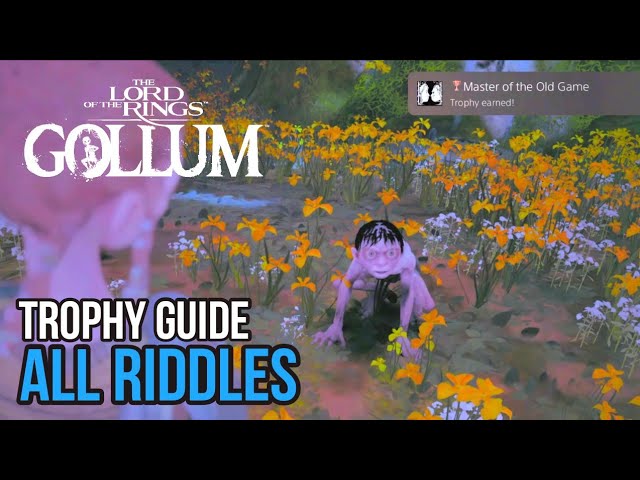 Lord of the Rings Gollum  All Riddles - Master of the Old Game Trophy Guide  