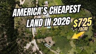 The 10 Cheapest Places to Buy Land in America Right Now | 2026 Data