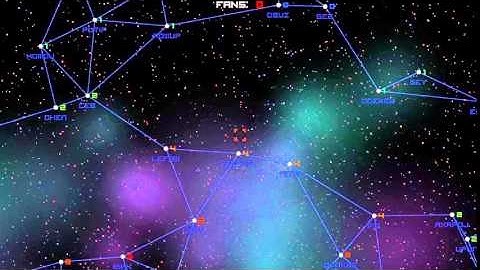 Procedural Galaxy Map