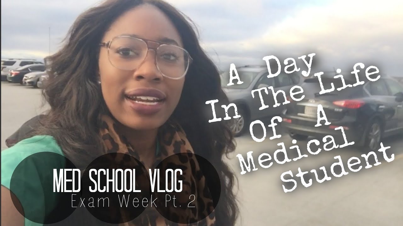 MED SCHOOL VLOG 4 | A Day In The Life Of A Medical Student: Exam Week ...