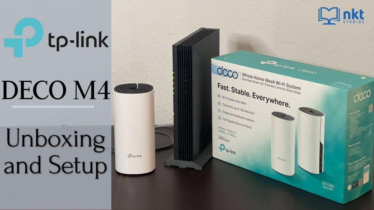 TP Link Deco M4 Unboxing Setup // Unboxing the M4 AC1200 - YouTube