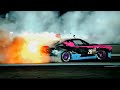 Dramatic Moment: Car Fire at OIDC 2024 Round 1 Drifting Competition