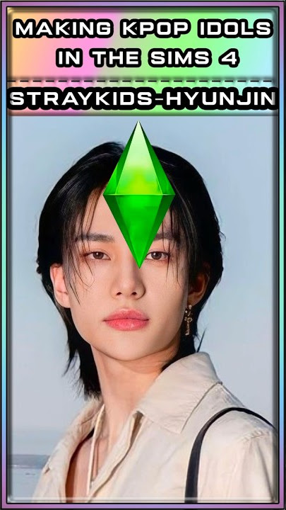 STRAY KIDS Hyunjin as a sim?? |The sims 4 #shorts #thesims #sims4 #cas #kpop #skz #hyunjin #gaming