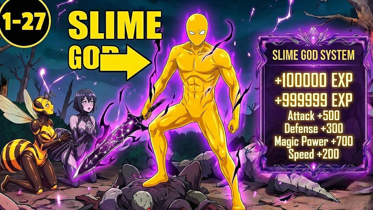 (1-27) Reincarnated as a Slime, I Devour MONSTERS to Level Up!- Manhwa Recap