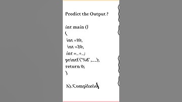 👉Find The Output Of the Following Code  🤔? #programminglanguage #c