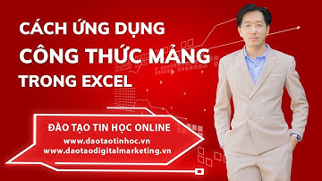 Hướng Dẫn Và Ví Dụ Công Thức Mảng Trong Excel Không Phải Ai Cũng Biết - Daotaotinhoc.vn