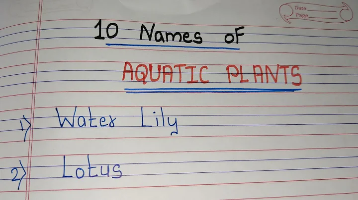 Aquatic Plants Names in english// 10 Water Plants Names // 10 Names of Hydrophytes in english - DayDayNews
