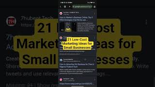 21 Low-Cost Marketing Ideas for Small Businesses #7hubent #marketingtips #shorts